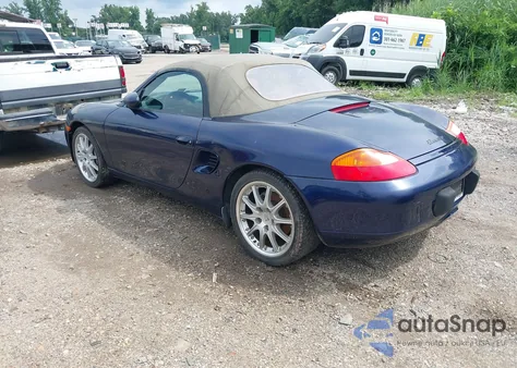 2001 Porsche Boxster из США, поврежденный, VIN WP0CA29801S620576